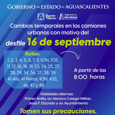 Camiones urbanos 16 de septiembre