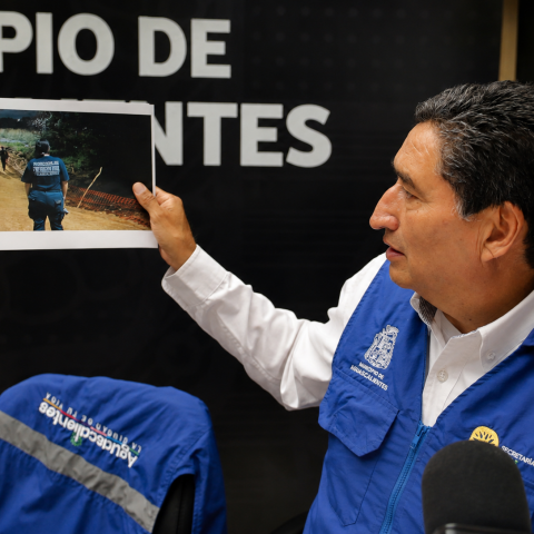 Secretario de Obras Públicas del Municipio de Aguascalientes, Miguel Ángel Huizar Botello