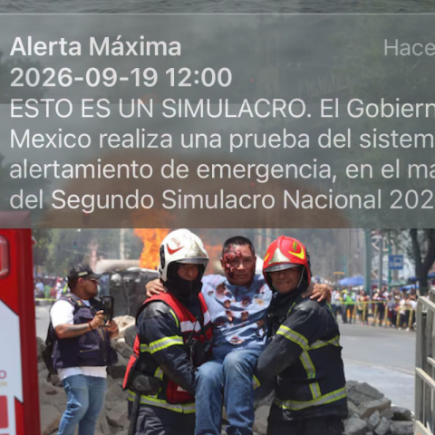 Segundo Simulacro Nacional 2026 en México: una persona con infarto y otra lesionada en CDMX