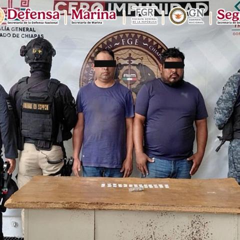 Detenidos en Chiapas 