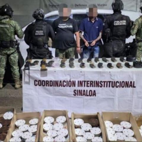 Detenidos en Sinaloa