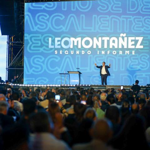 Voy a seguir entregando buenas cuentas a todo Aguascalientes: Leo Montañez