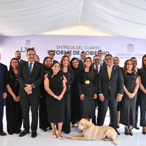Tere Jiménez entrega su Cuarto Informe de Gobierno al Congreso de Aguascalientes