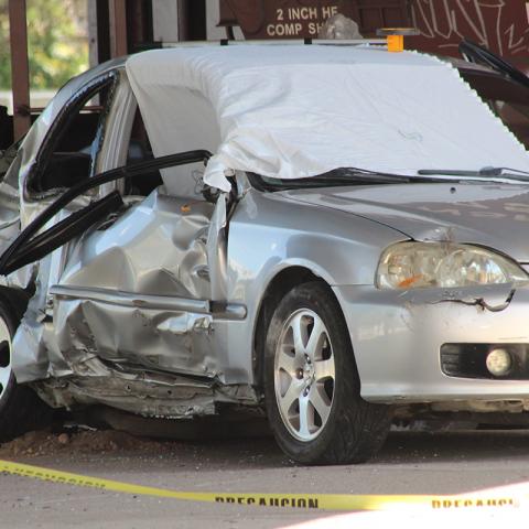 El accidente que le costó la vida al mecánico ocurrió en el cruce de avenida Convención Sur y avenida Ferrocarril