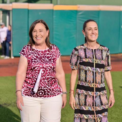 Rocío Nahle y Claudia Sheinbaum
