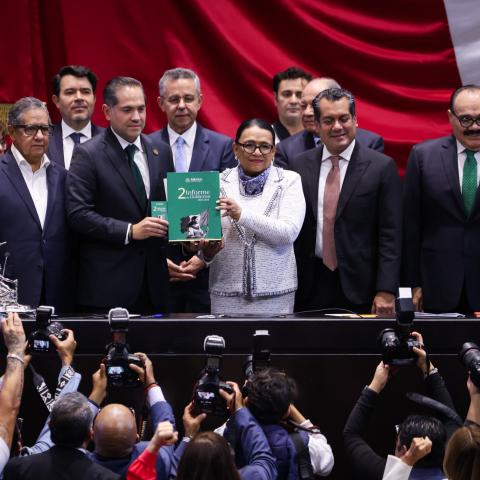 Rosa Icela Rodríguez y el Segundo Informe