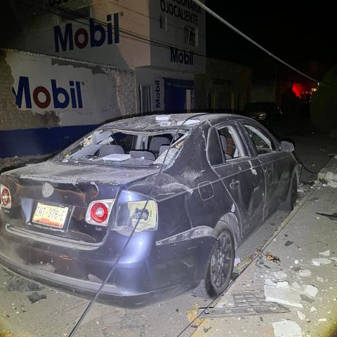 "Se utilizaron 200 kilos de explosivos" en ataque a comandancia de Ojocaliente