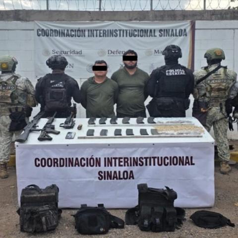 Detienen a dos hombres relacionados con el secuestro de 10 mineros en Sinaloa