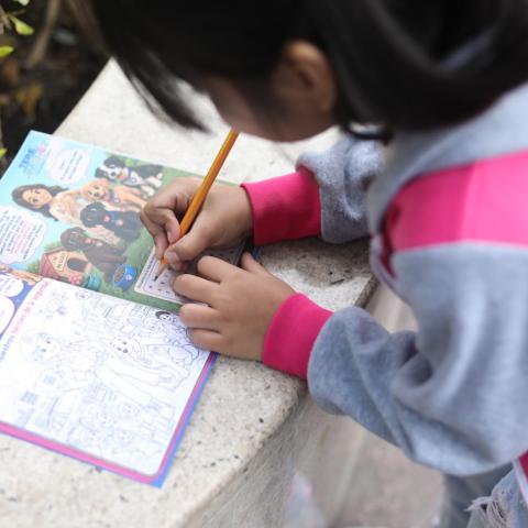 4to Informe de Tere Jiménez llega también a niñas y niños con cuadernillos de juegos