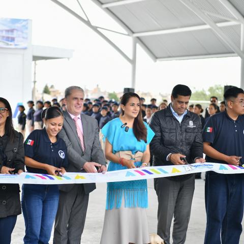 Entrega Tere Jiménez nuevo bachillerato al suroriente de Aguascalientes