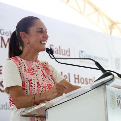 “Me canso ganso que vamos a modernizar todo el sistema de salud”: Sheinbaum