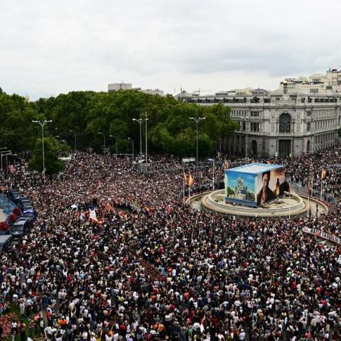 Continúan las manifestaciones en Madrid por el derecho a la vivienda