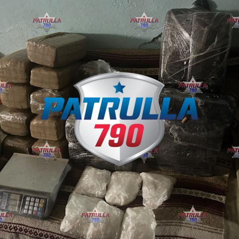 Policías estatales y agentes de investigación irrumpieron en una vivienda de Chicahuales I, donde encontraron marihuana, cristal y cocaína