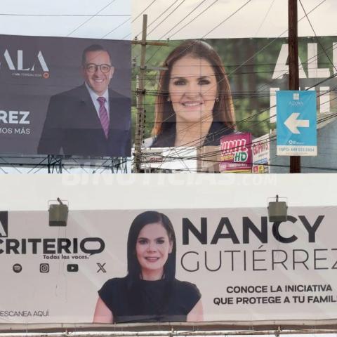 Que IEE tome cartas en el asunto sobre despliegue de espectaculares, pide PRD