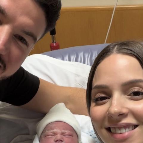 Ya nació Raquel, la tercera hija de Mariana Rodríguez y Samuel García 