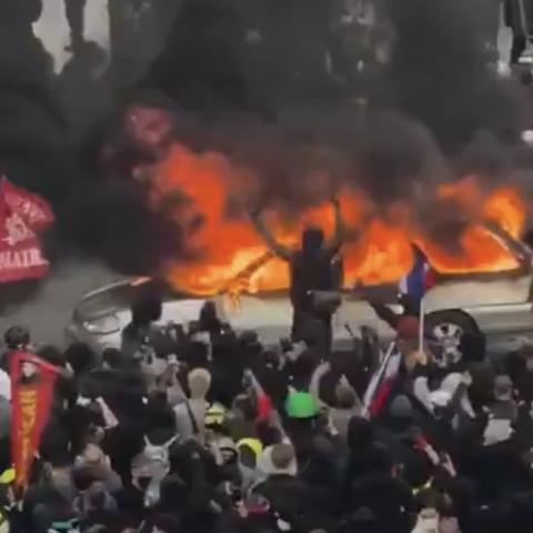 Protestas en Francia