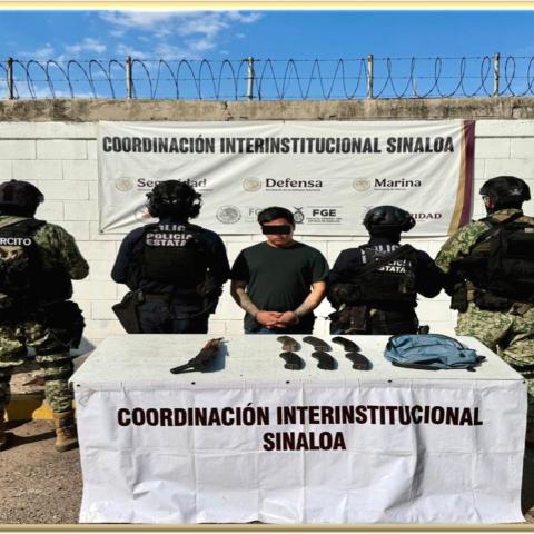 Detienen a "El Talibán" y una célula delictiva del Cártel del Pacífico en Sinaloa