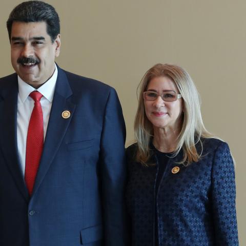 Nicolás Maduro y Cilia Flores 