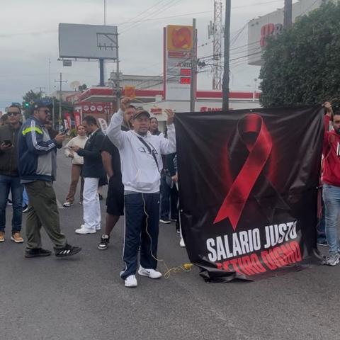 Protestas continuarán de no obtener respuesta, advierten trabajadores del IMSS en Aguascalientes en segundo día de manifestaciones