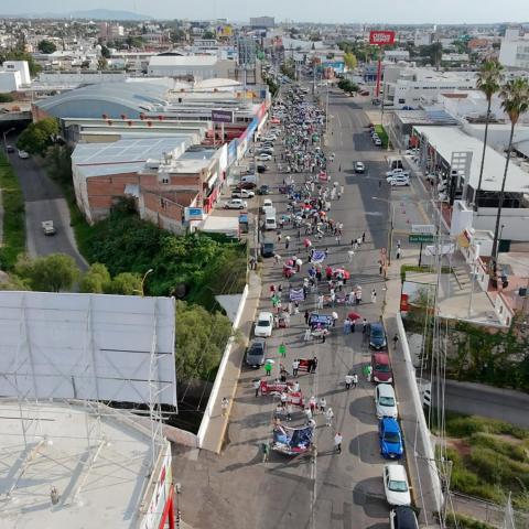 MANIFESTACIÓN DE TRABAJADORES DEL IMSS