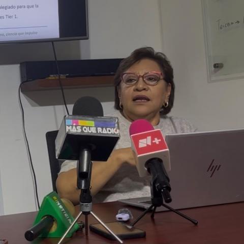 María del Carmen Corchado, Pdta. del Colegio de Economistas en Aguascalientes 