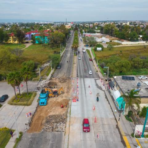 Avanza municipio de Aguascalientes con la rehabilitación en Avenida Arqueros