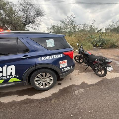 motociclista herido