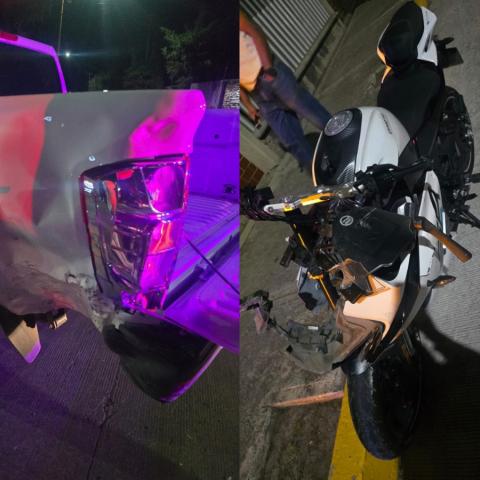 motociclista herido