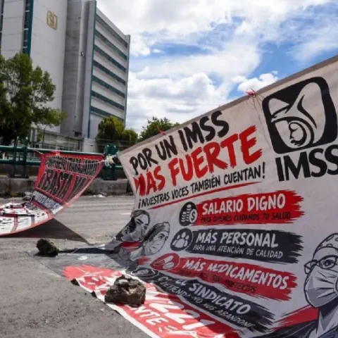 "Raquítico": trabajadores disidentes del IMSS rechazan aumento salarial propuesto por Zoé Robledo