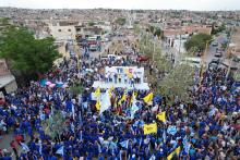 La candidata de la coalición “Va Por Aguascalientes”, Teresa Jiménez Esquivel, visitó a vecinos del oriente de la capital