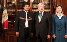 AMLO y Evo Morales 