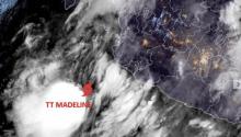 Tormenta tropical Madeline ocasionará lluvias en la mayor parte del país