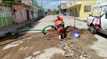 Por fin, cambian alcantarillado sanitario en la colonia Ojo de Agua