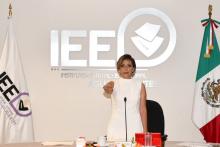 Clara Beatriz Jiménez, presidenta del IEE