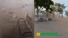 Tornado sorprende a habitantes de Guamúchil, Sinaloa