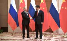 Vladimir Putin y Xi Jinping 