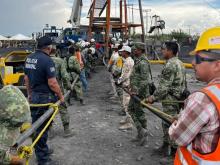 Trabajos en la mina El Pinabete 