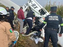 Se desploma avioneta en Otzolotepec, Edoméx; mueren tres personas