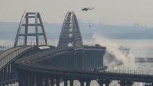 Putin acusa a Ucrania de la explosión en el puente de Crimea