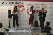 Entregan Premio Rostros de la Discriminación a periodistas de Radiogrupo