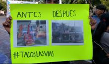 Solo “maquillaron” nuestras casas, vecinos de la México se manifiestan para exigir apoyo