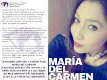 A tres años de la muerte de María del Carmen, autoridades insisten en que se trató de un accidente de tránsito