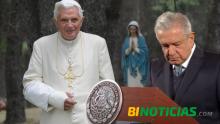 AMLO lamenta la muerte de Benedicto XVI, "destacada teólogo"