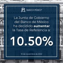 En vísperas de Navidad, Banxico sube su tasa de interés