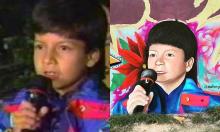 Pintan mural en honor al niño que canta “Santa Claus le dio un beso a mamá”