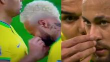 Neymar Jr. inhalando