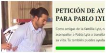 Las personas pueden hacer sus donativos para Pablo Lyle en una página internet