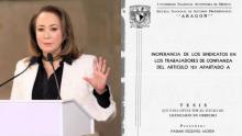 Fiscalía de la Ciudad de México desmiente aval de la tesis de la ministra Yazmín Esquivel