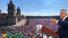 "Nosotros llenamos el Zócalo 60 veces", reacciona AMLO ante la marcha a favor del INE