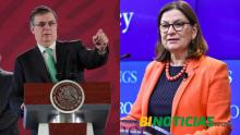 Ebrard y Martha Bárcena intercambian acusaciones